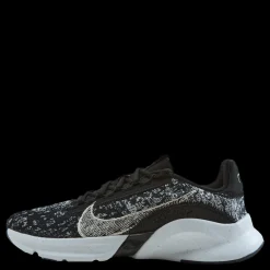 Nike SuperRep Go 3 Flyknit Next Nature Women's Training Shoes BLACK/METALLIC SILVER-WHITE Flerfärgad Clearance