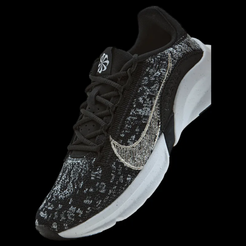 Nike SuperRep Go 3 Flyknit Next Nature Women's Training Shoes BLACK/METALLIC SILVER-WHITE Flerfärgad Clearance