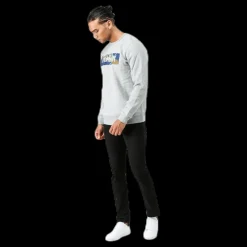 Sale Hurley Surf Check Paradise Crew Grey Grå
