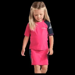 Best Didriksons Surf Kids SS UV Top Pink Rosa