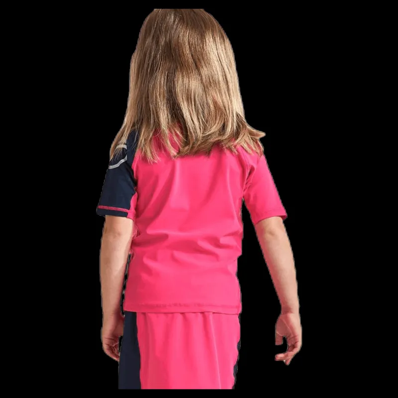 Best Didriksons Surf Kids SS UV Top Pink Rosa
