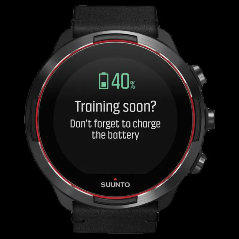 Outlet Suunto 9 G1 Baro Black/Red Svart och Röd