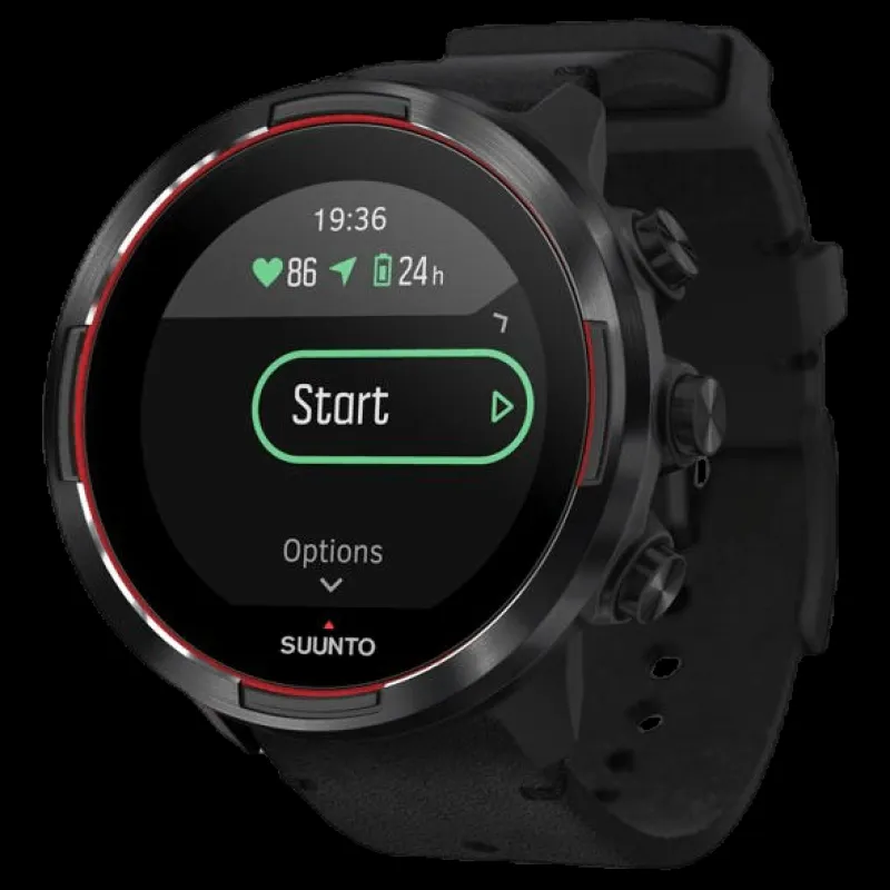 Outlet Suunto 9 G1 Baro Black/Red Svart och Röd
