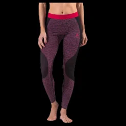 Discount Odlo Suw Bottom Pant Performance Blackcomb Pink/Black Rosa och Svart