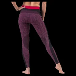 Discount Odlo Suw Bottom Pant Performance Blackcomb Pink/Black Rosa och Svart