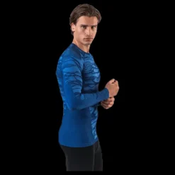 Odlo Suw Top Crew Neck L/S Performance Blackcomb Blue Blå Clearance