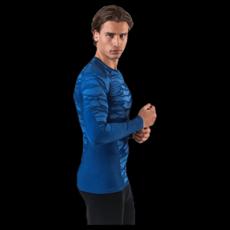 Odlo Suw Top Crew Neck L/S Performance Blackcomb Blue Blå Clearance