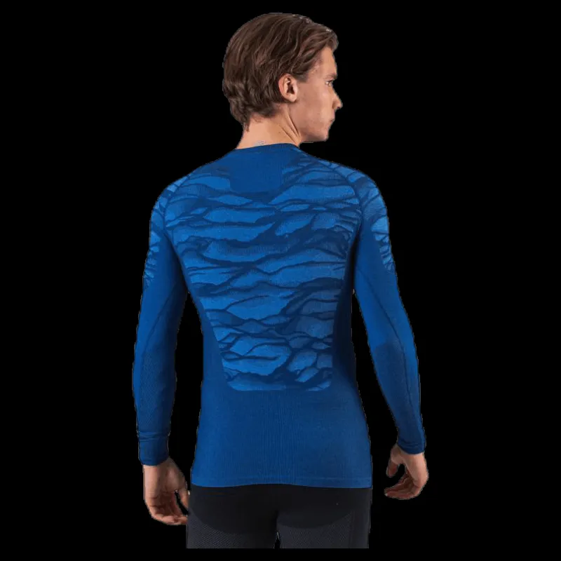 Odlo Suw Top Crew Neck L/S Performance Blackcomb Blue Blå Clearance