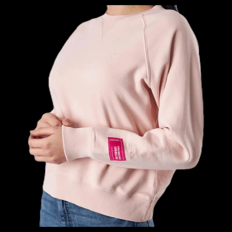 Svea Embo Crew Neck Pink Rosa Discount
