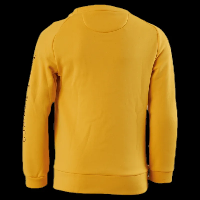 New adidas SW Crew Junior Yellow Gul