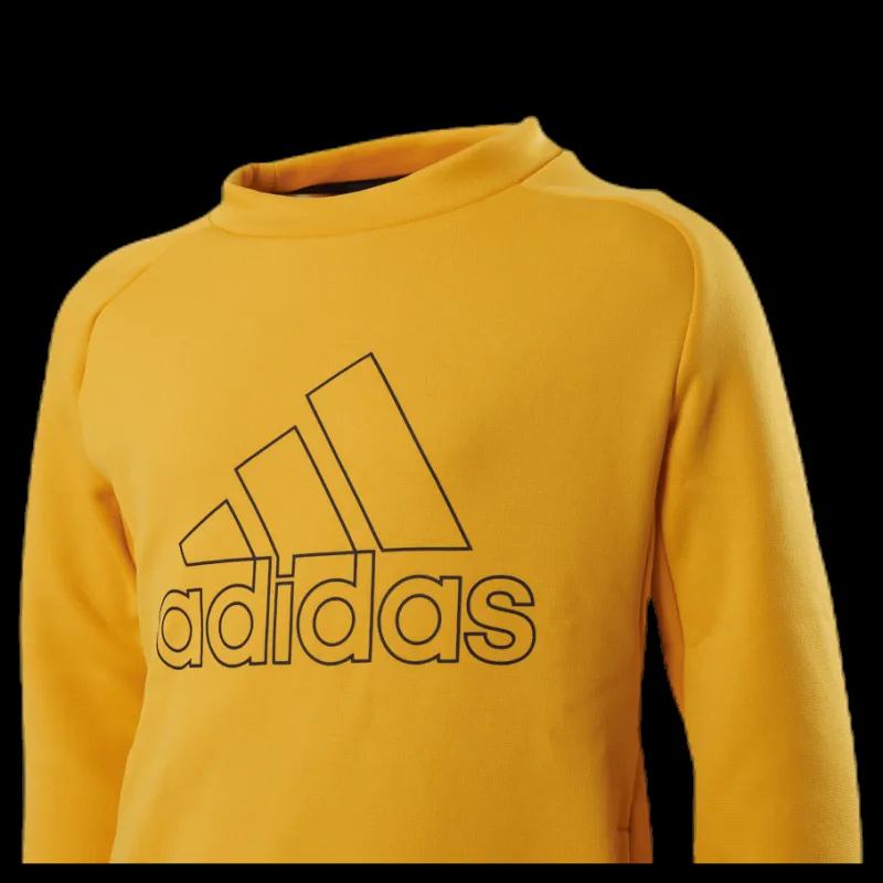 New adidas SW Crew Junior Yellow Gul
