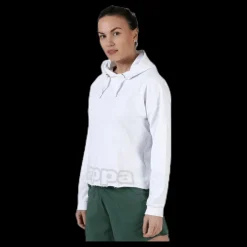 New Kappa Sweat Hood, Logo Biba White Vit