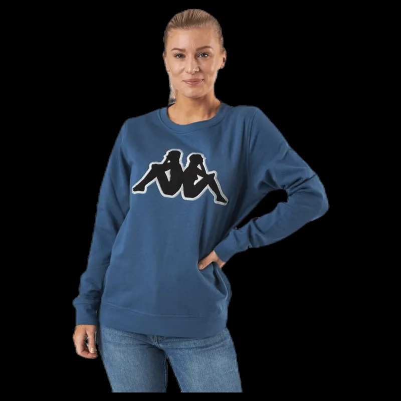 Best Kappa Sweat RN, Logo Airivit Blue/Black Blå