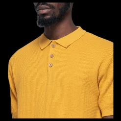 Dedicated Sweater Short Sleeve Gnesta Yellow Gul New