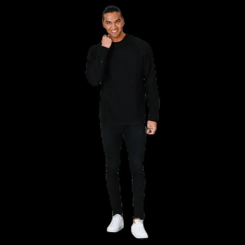 Resteröds Sweatshirt Bamboo Black Svart