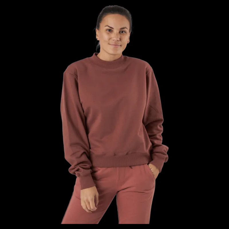 Bread & Boxers Sweatshirt Rust Brown Brun Outlet