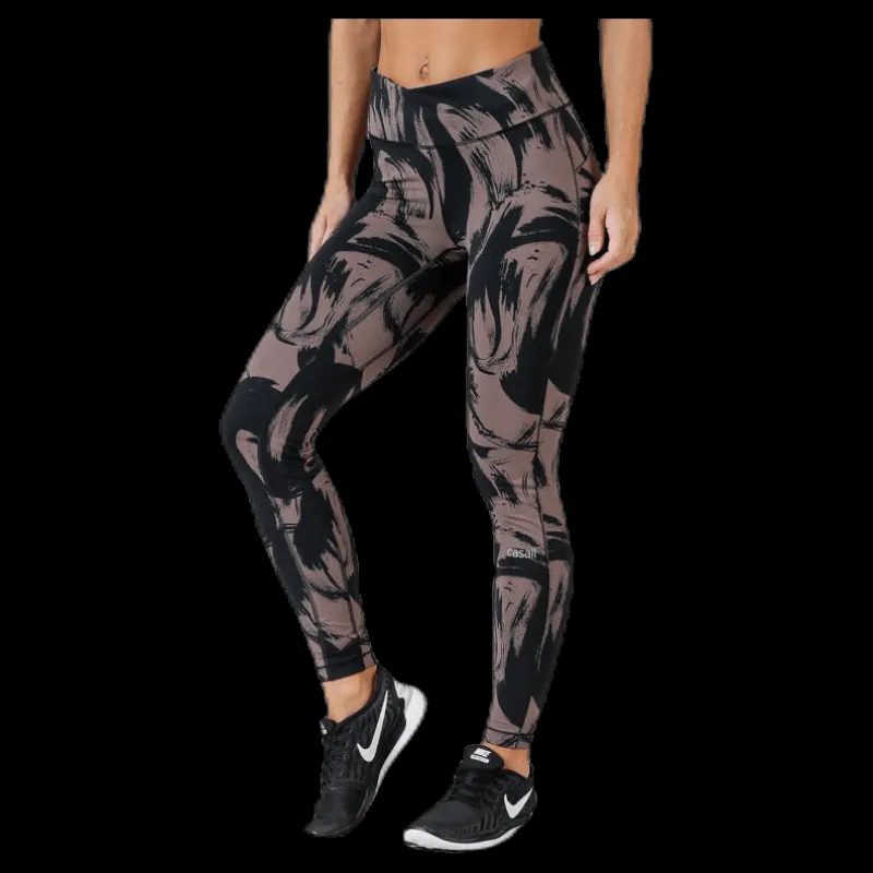 Casall Sweeping 7/8 Tights Patterned Mönstrad Discount