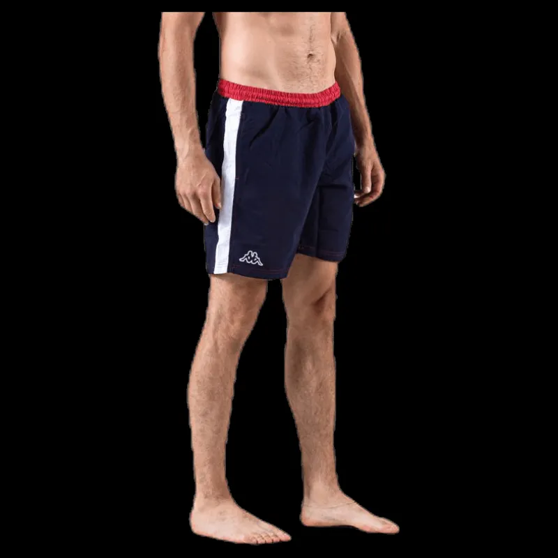 Clearance Kappa Swim Shorts, Logo Birtec Blue/White/Red Blå, Vit och Röd