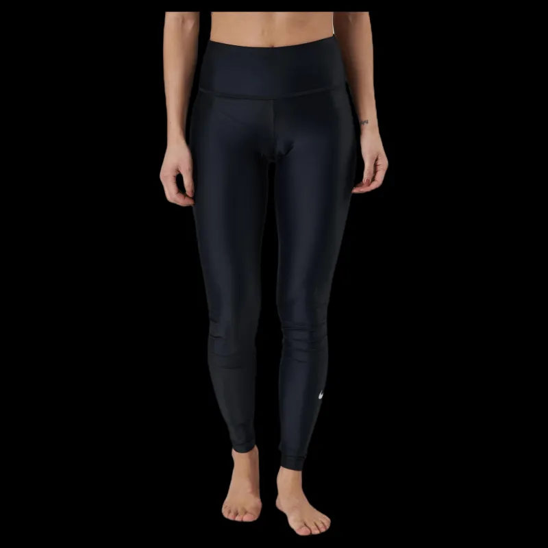 New Nike Swim Swim Slim Leggings Black Svart