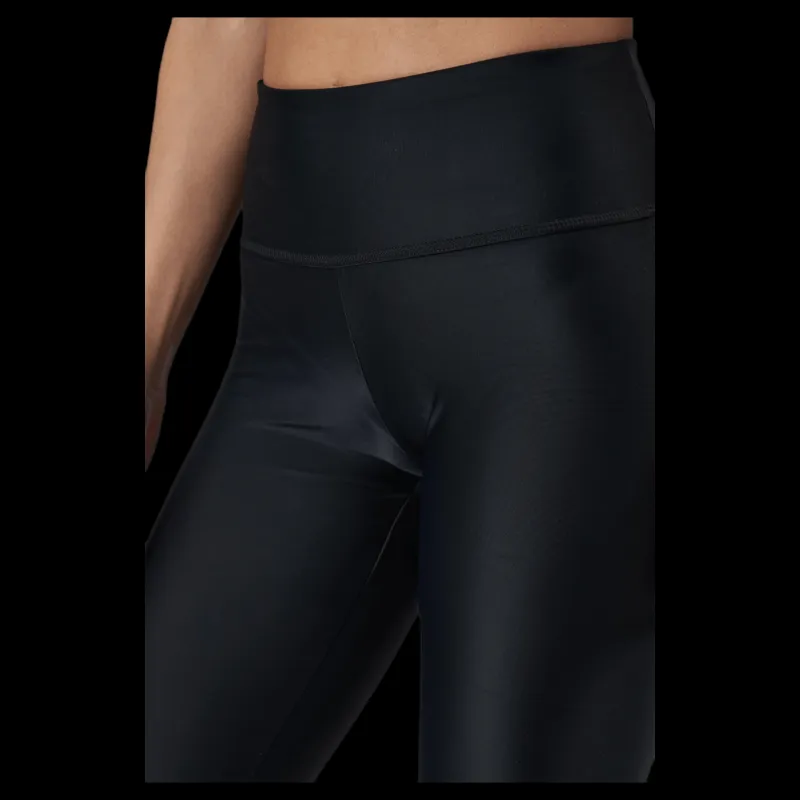 New Nike Swim Swim Slim Leggings Black Svart