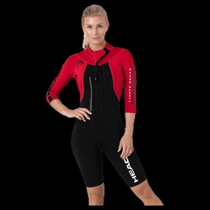 Clearance Head Swimrun Rough Shorty Black/Red Svart och Röd