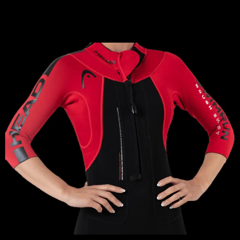 Clearance Head Swimrun Rough Shorty Black/Red Svart och Röd