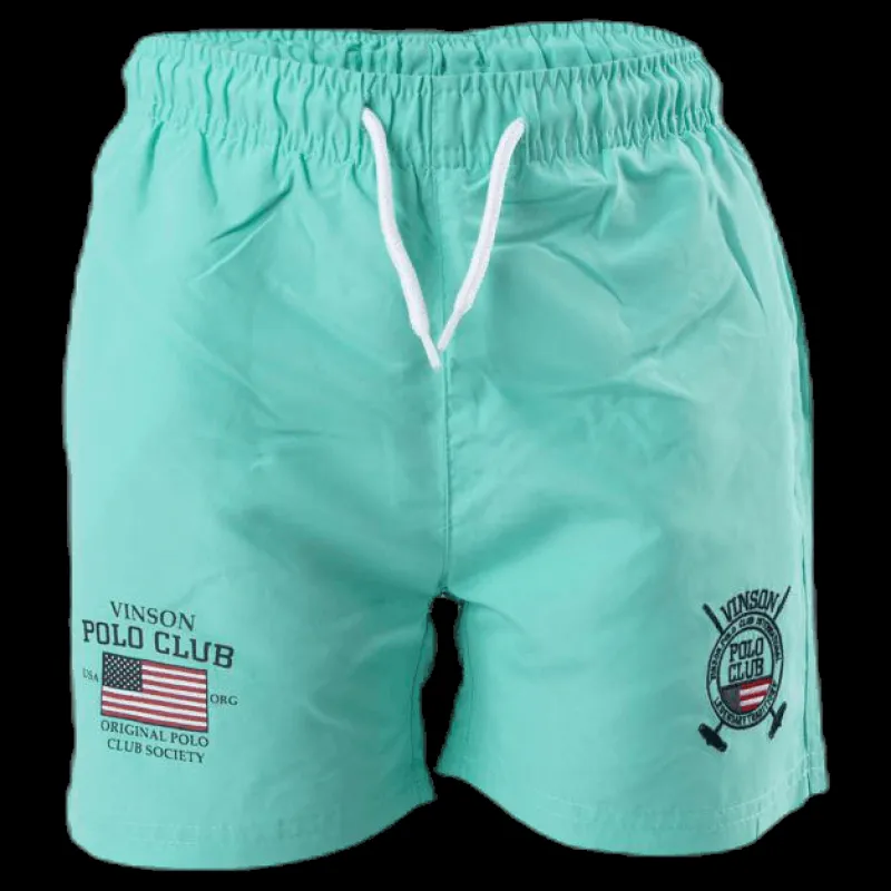 Vinson Polo Club Swimshorts Jabiru Turquoise Turkos Clearance