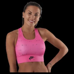 Outlet Nike Swoosh Air Bra Print Pink/Black Rosa