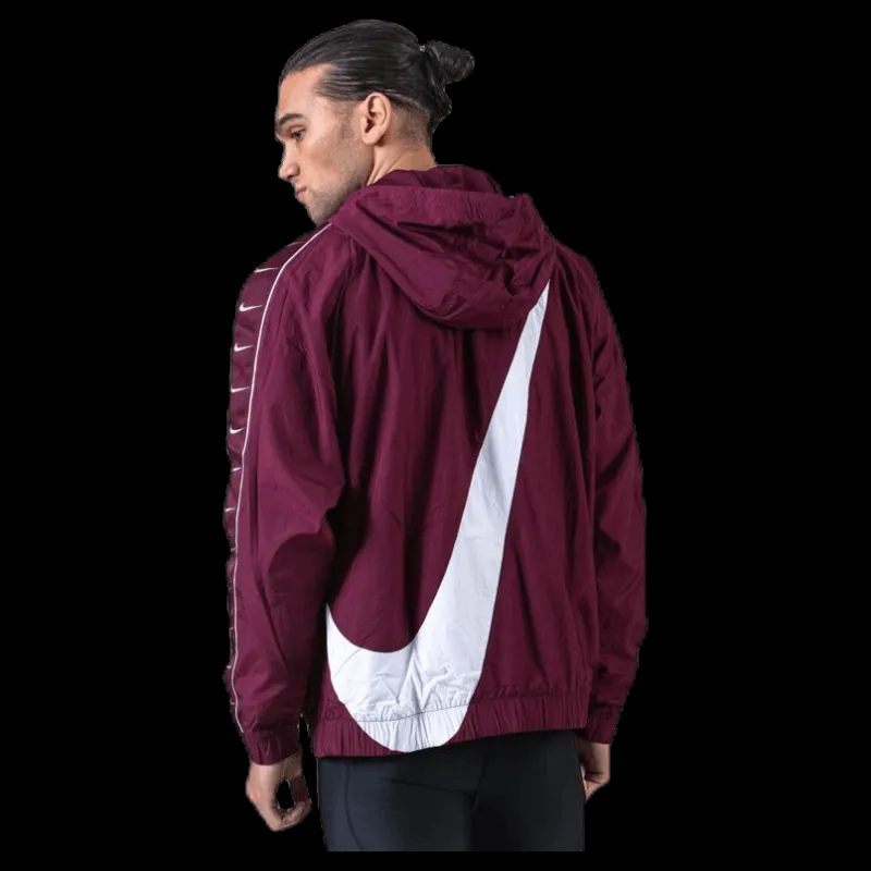 Discount Nike Swoosh Jacket White/Red Lila