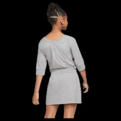 Sale Nike Swoosh Jersey Dress Junior Grey Grå