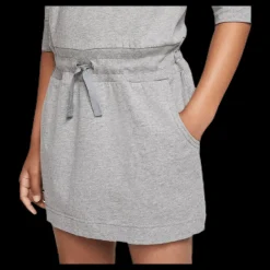 Sale Nike Swoosh Jersey Dress Junior Grey Grå