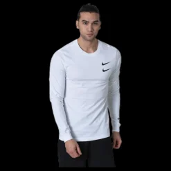 Nike Swoosh Ls Tee White Vit Discount