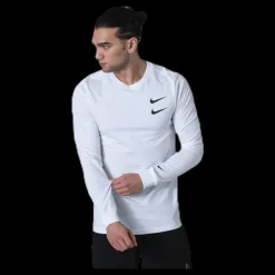 Nike Swoosh Ls Tee White Vit Discount