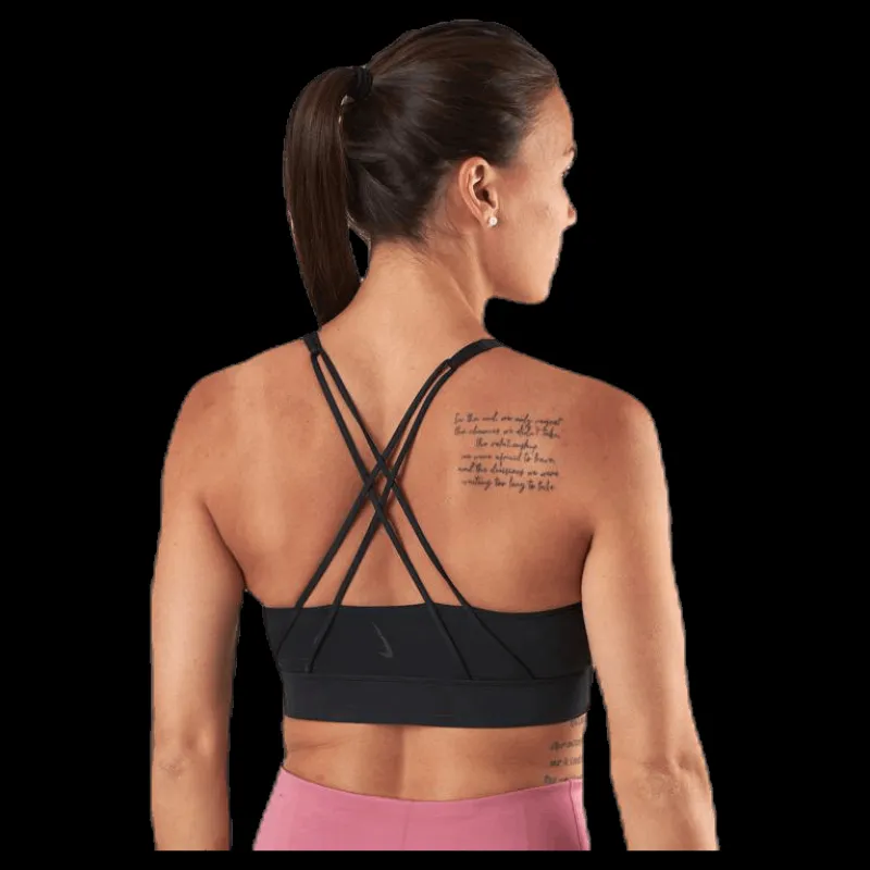 Sale Nike Swoosh Luxe Bra Black Svart