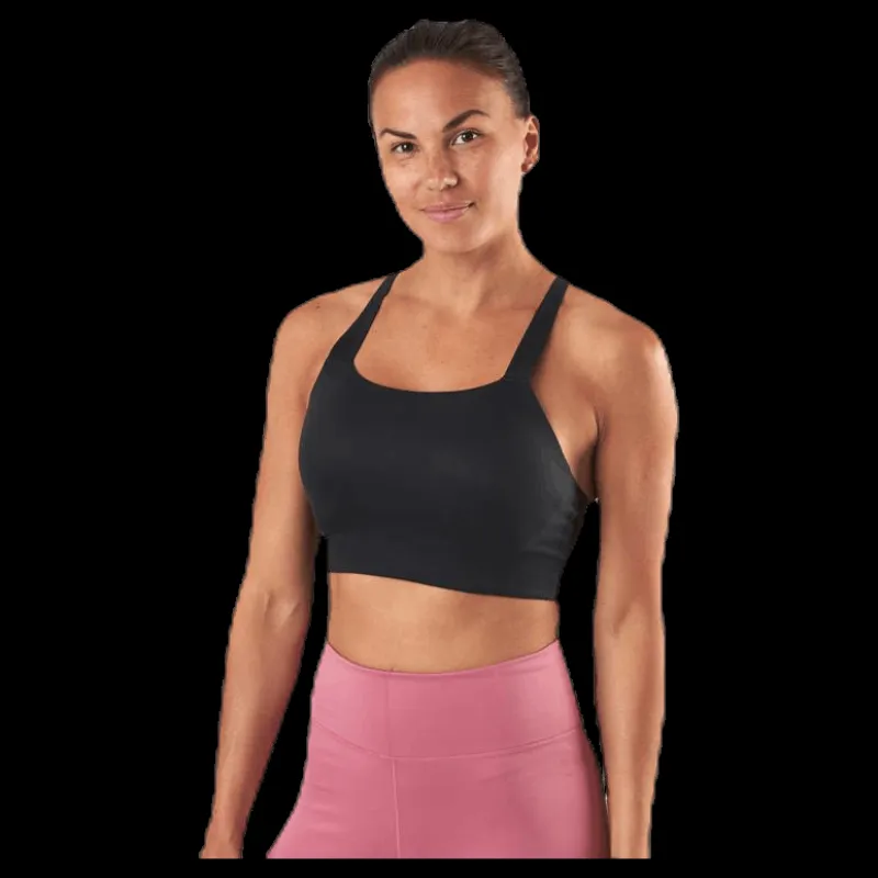 Sale Nike Swoosh Luxe Bra Black Svart