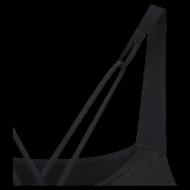 Sale Nike Swoosh Luxe Bra Black Svart