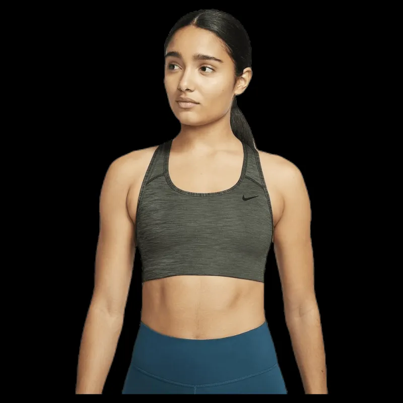 Nike Swoosh Non Pad Bra Green Grön