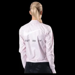 New Nike Swoosh Run Jacket Pink