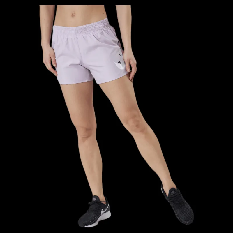 Nike Swoosh Run Shorts Purple Lila New