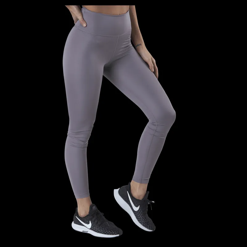 Clearance Nike Swoosh Run Tight 7/8 Purple/Silver Grå