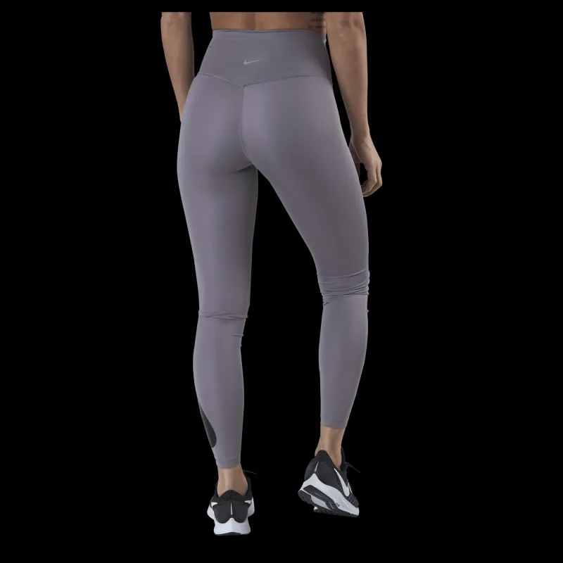 Clearance Nike Swoosh Run Tight 7/8 Purple/Silver Grå