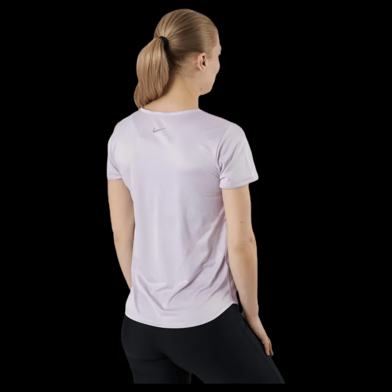Outlet Nike Swoosh Run Top SS Purple Rosa