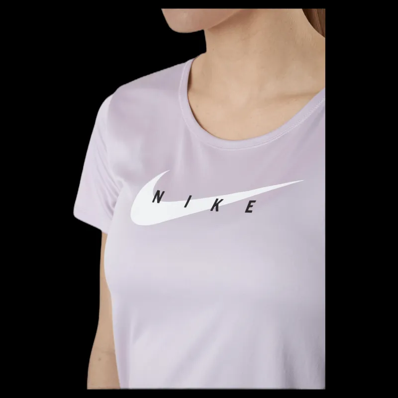 Outlet Nike Swoosh Run Top SS Purple Rosa