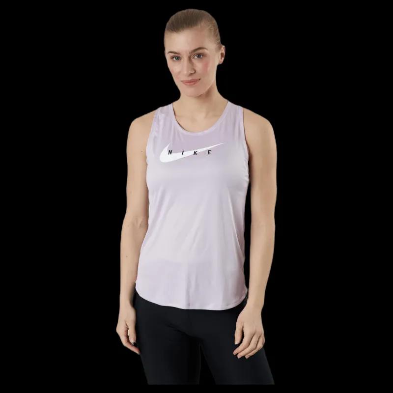 Sale Nike Swoosh Running Tank Purple Lila