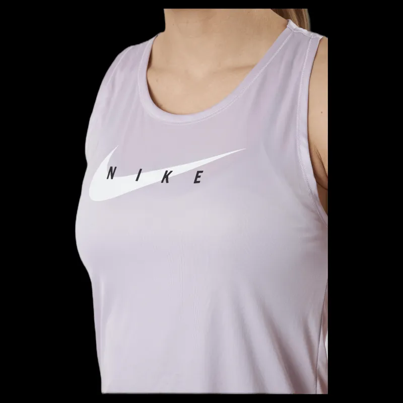 Sale Nike Swoosh Running Tank Purple Lila
