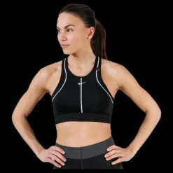 Best Nike Swoosh Surf to Sport Bra White/Black Svart