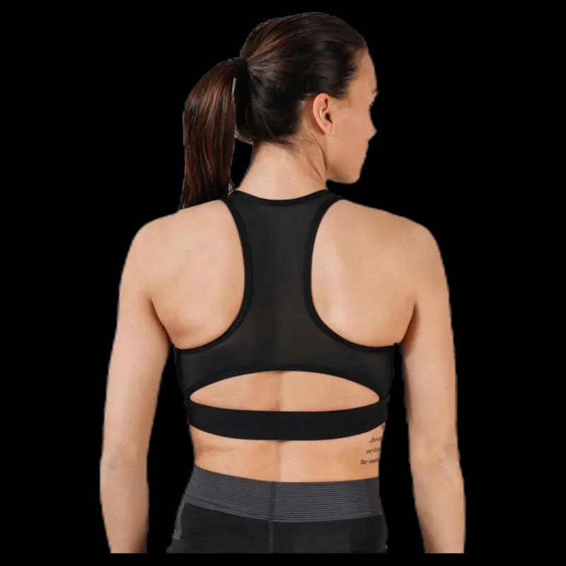 Best Nike Swoosh Surf to Sport Bra White/Black Svart