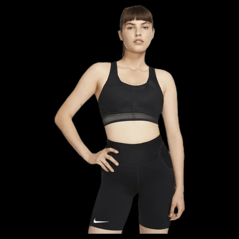 Online Nike Swoosh Ultrabreathe Bra Black Svart