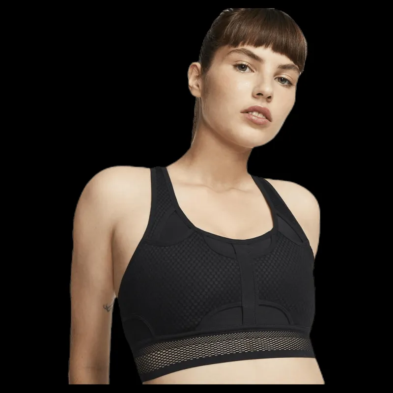 Online Nike Swoosh Ultrabreathe Bra Black Svart