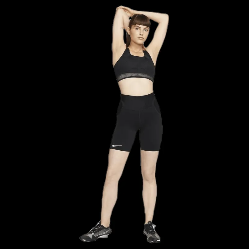 Online Nike Swoosh Ultrabreathe Bra Black Svart
